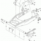 GSX,S750 Rear swingingarm (gsx-s750al8 e33)