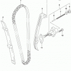 DR200S Цепь ГРМ