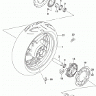 GSX,S750 Rear wheel (gsx-s750azl8 e33)