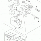 GSX,R750 Задний суппорт