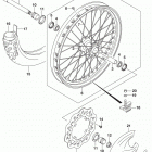 RM,Z450 Переднее колесо
