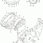 VL1500 Crankcase cover (vl1500tl8 e03)