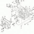 DL1000A XA Головка цилиндров (передняя)