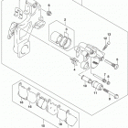 GSX,S1000FA Задний суппорт