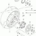 GSX1300R,A Переднее колесо