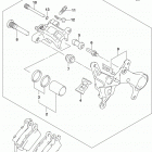 RM,Z250 Задний суппорт