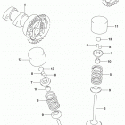 RM,Z250 Распределительный вал  /  клапана