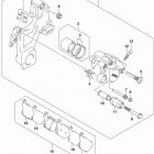 GSX,S1000 Задний суппорт