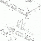 GSX,S750 Механизм  переключения передач
