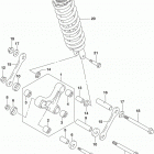 DR650SE Rear cushion lever (dr650sel8 e03)