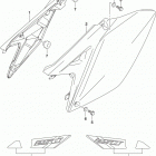 RM,Z250 Обтекатель рамы