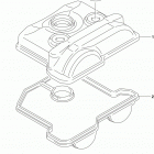 RM,Z450 Крышка головки цилиндров