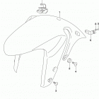 GSX,S750 Front fender (gsx-s750zl8 e03)