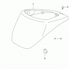 VL800 Fuel tank cover