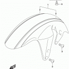 VZR1800 Front fender (vzr1800bzl8 e33) (jru)