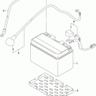 GSX,S750 Battery (gsx-s750al8 e33)