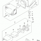 DR650SE Rear combination lamp (dr650sel8 e28)