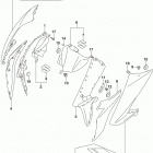 GSX,S1000 Frame body cover (gsx-s1000azl8 e28)