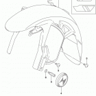 DL1000A XA Front fender (dl1000al8 e33) (for yu1)