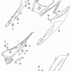 GSX,S750 Frame cover (for yvz)