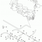 GSX,S750 Throttle body hose  /  joint (gsx-s750zl8 e33)