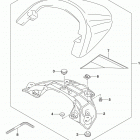 VZR1800 Seat tail box (vzr1800bzl8 e03) (jru)