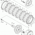 RMX450Z Сцепление