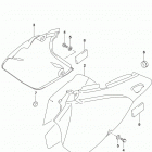 DR,Z400S Frame cover (dr-z400sl8 e33)