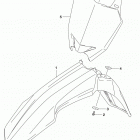 RM,Z250 Переднее крыло
