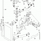 VL1500 Radiator hose (vl1500tl8 e33)