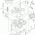 RM,Z250 Головка цилиндров
