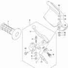 DR650SE Lh handle lever