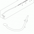 TU250X Rear brake rod