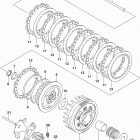 VL800 Сцепление