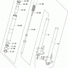 VZR1800 Front fork damper (vzr1800bzl8 e33)