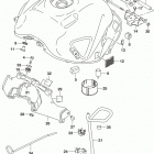 GSX,S750 Fuel tank (gsx-s750zl8 e33)