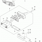 GSX,R600 Задний фонарь