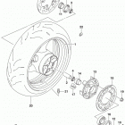GSX,R750 Переднее колесо