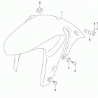 GSX,S1000 Front fender (gsx-s1000zl8 e33)