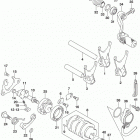 RMX450Z Механизм  переключения передач
