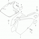 DR,Z400SM Frame cover (dr-z400sml8 e33)