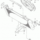 GSX,S750 Radiator (gsx-s750l8 e03)