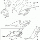 GSX,S750 Fuel tank cover (gsx-s750azl8 e33)