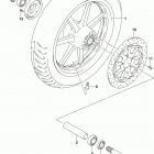 VL1500 Front wheel (vl1500bl8 e33)