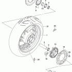 GSX,S750 Rear wheel (gsx-s750zl8 e03)