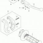 DR,Z400SM Rh handle lever