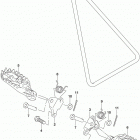 RM,Z250 Подножки