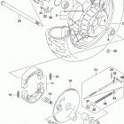 VL800 Rear wheel (vl800tl8 e33)
