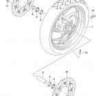 GSX,S750 Front wheel (gsx-s750l8 e33)