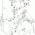 VL1500 Radiator hose (vl1500tl8 e03)